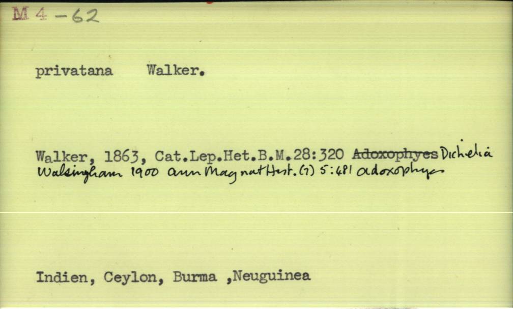 front of card